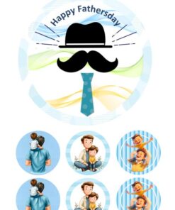 Eetbare print Vaderdag 15cm