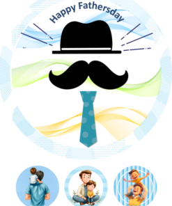 Eetbare print Vaderdag 20cm