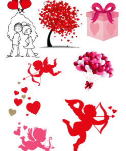 Eetbare print Valentijn 3D