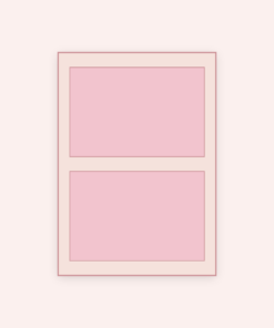 Eetbare print Rechthoek 2 stuks (ca. 18x12 cm)