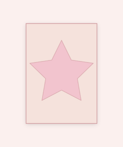 Eetbare print Ster 1 stuks (ca. 20 cm)