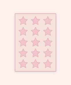 Eetbare print Ster 15 stuks (ca. 5 cm)