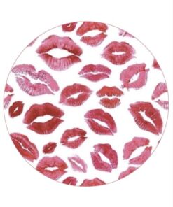 Eetbare print Valentijn Rond 1 stuk (ca. 20cm)