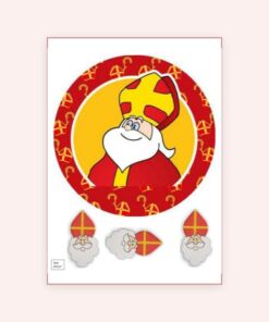Eetbare print Sinterklaas 20cm
