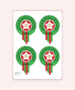 Eetbare print Marokkaanse Voetbalbond