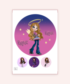 Eetbare print Bratz 20cm