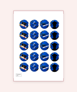 Eetbare print Graduation Thema Cupcakes Mini