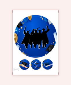 Eetbare print Graduation Thema 20cm