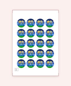 Eetbare print FIFA Cupcakes Mini