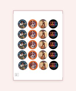 Eetbare print Coco Cupcakes Mini