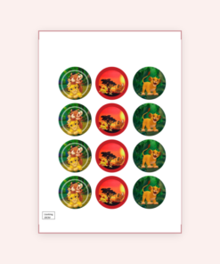 Eetbare print Lion King Cupcakes