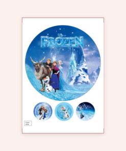 Eetbare print Frozen 20cm