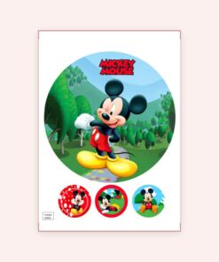 Eetbare print Mickey Mouse 20cm