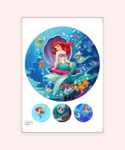 Eetbare print Little Mermaid 20cm