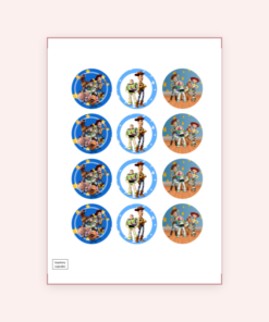 Eetbare print Toy Story Cupcakes