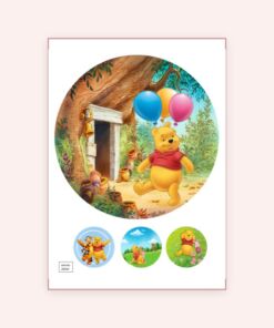 Eetbare print Winnie the Pooh 20cm