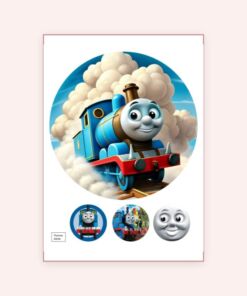 Eetbare print Thomas de Trein 20cm
