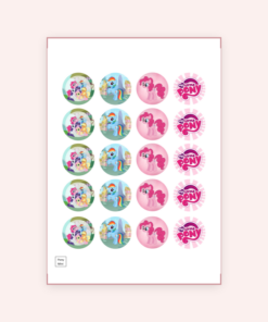 Eetbare print My Little Pony Cupcakes Mini