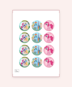 Eetbare print My Little Pony Cupcakes