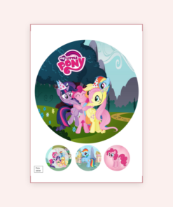 Eetbare print My Little Pony 20cm