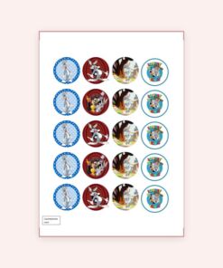 Eetbare print Looney Tunes Cupcakes Mini