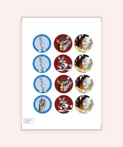 Eetbare print Looney Tunes Cupcakes