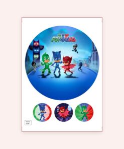 Eetbare print PJ Masks 20cm