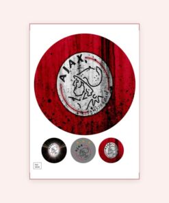 Eetbare print Ajax 20cm