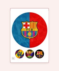Eetbare print FC Barcelona 20cm