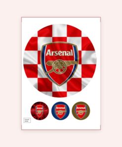 Eetbare print Arsenal 20cm