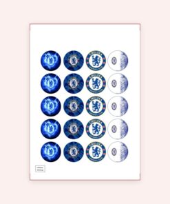 Eetbare print Chelsea Cupcakes Mini