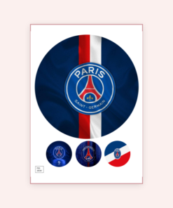 Eetbare print Paris Saint Germaine 20cm