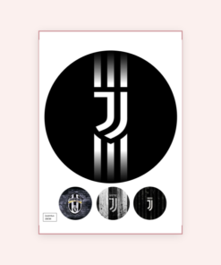 Eetbare print Juventus 20cm