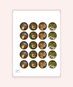 Eetbare print Tropical Cupcakes Mini