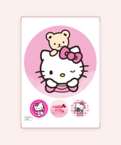 Eetbare print Hello Kitty 20cm