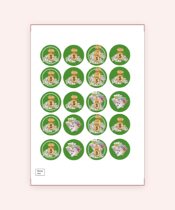 Eetbare print Money eurodollar Cupcakes Mini