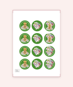 Eetbare print Money eurodollar Cupcakes