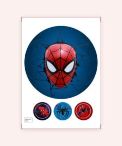 Eetbare print Spiderman 20cm