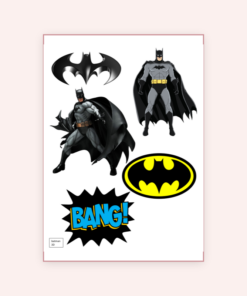 Eetbare print Batman Cupcakes Mini