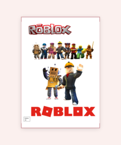 Eetbare print Roblox 3D