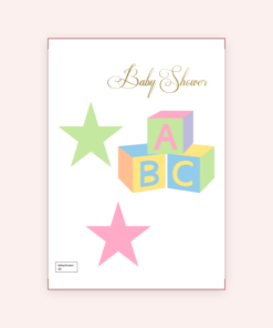 Eetbare print Babyshower Thema 3D