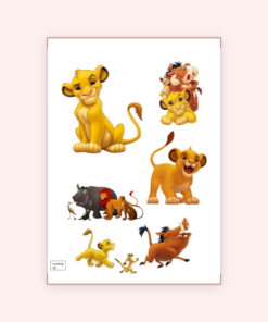Eetbare print Lion King 3D