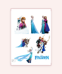 Eetbare print Frozen 3D