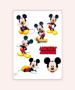Eetbare print Mickey Mouse 3D