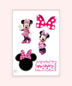Eetbare print Minnie Mouse 3D