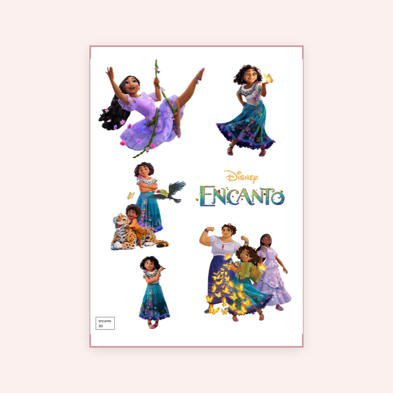 Eetbare print Encanto 3D