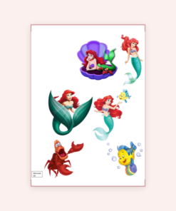 Eetbare print Little Mermaid 3D