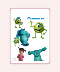 Eetbare print Monster inc 3D