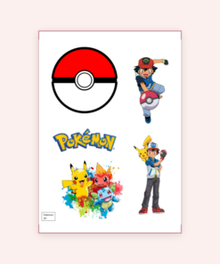 Eetbare print Pokemon 3D
