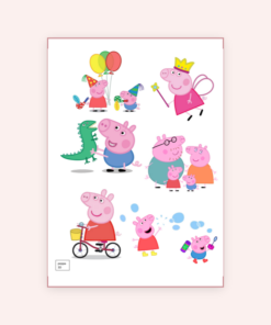 Eetbare print Peppa Pig 3D